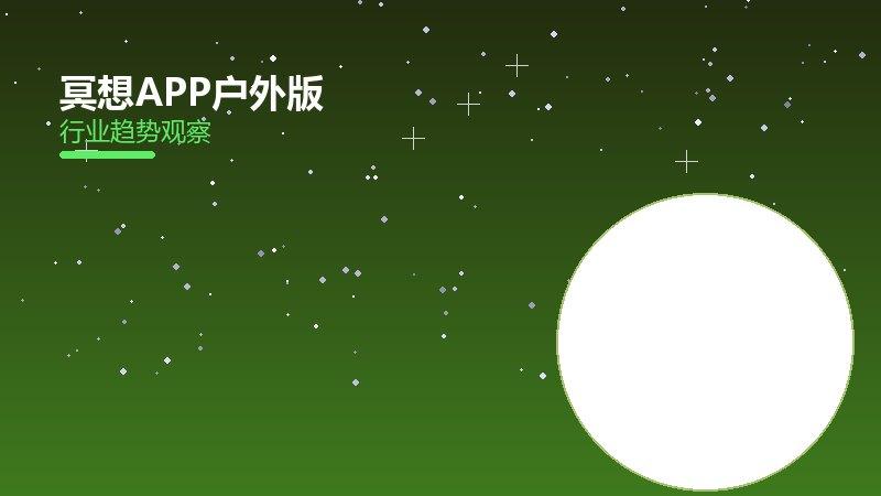 冥想APP户外版，运动旅行中的健康保障